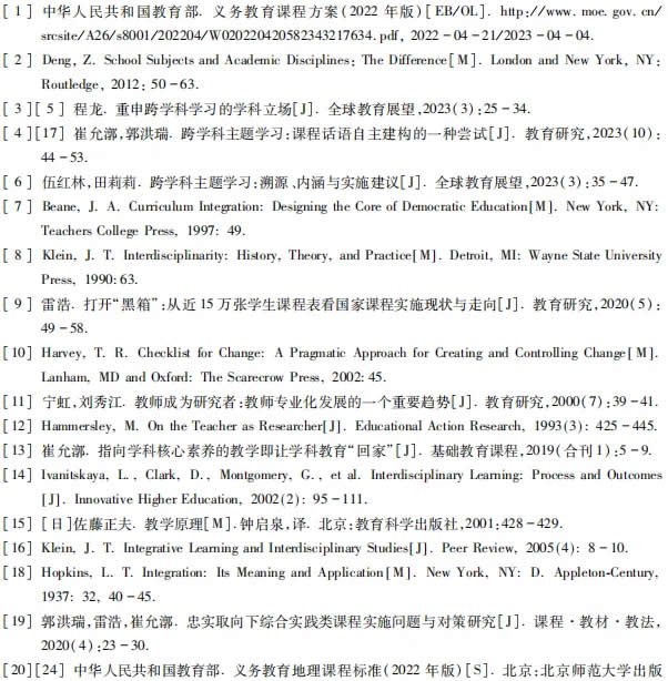 郭洪瑞 崔允漷：再论新课程中的跨学科主题学习 第 3 张